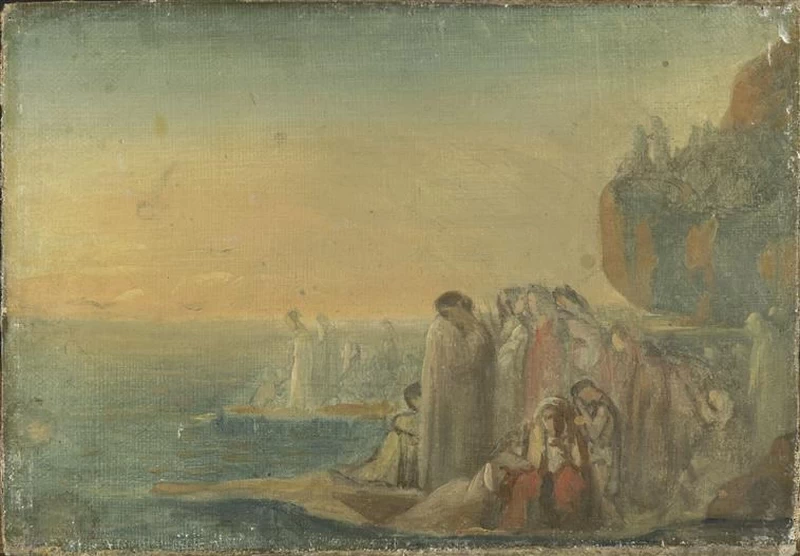 Bozzetto per le donne troiane in lutto per la perdita di Anchise - Musée départemental de l'Oise